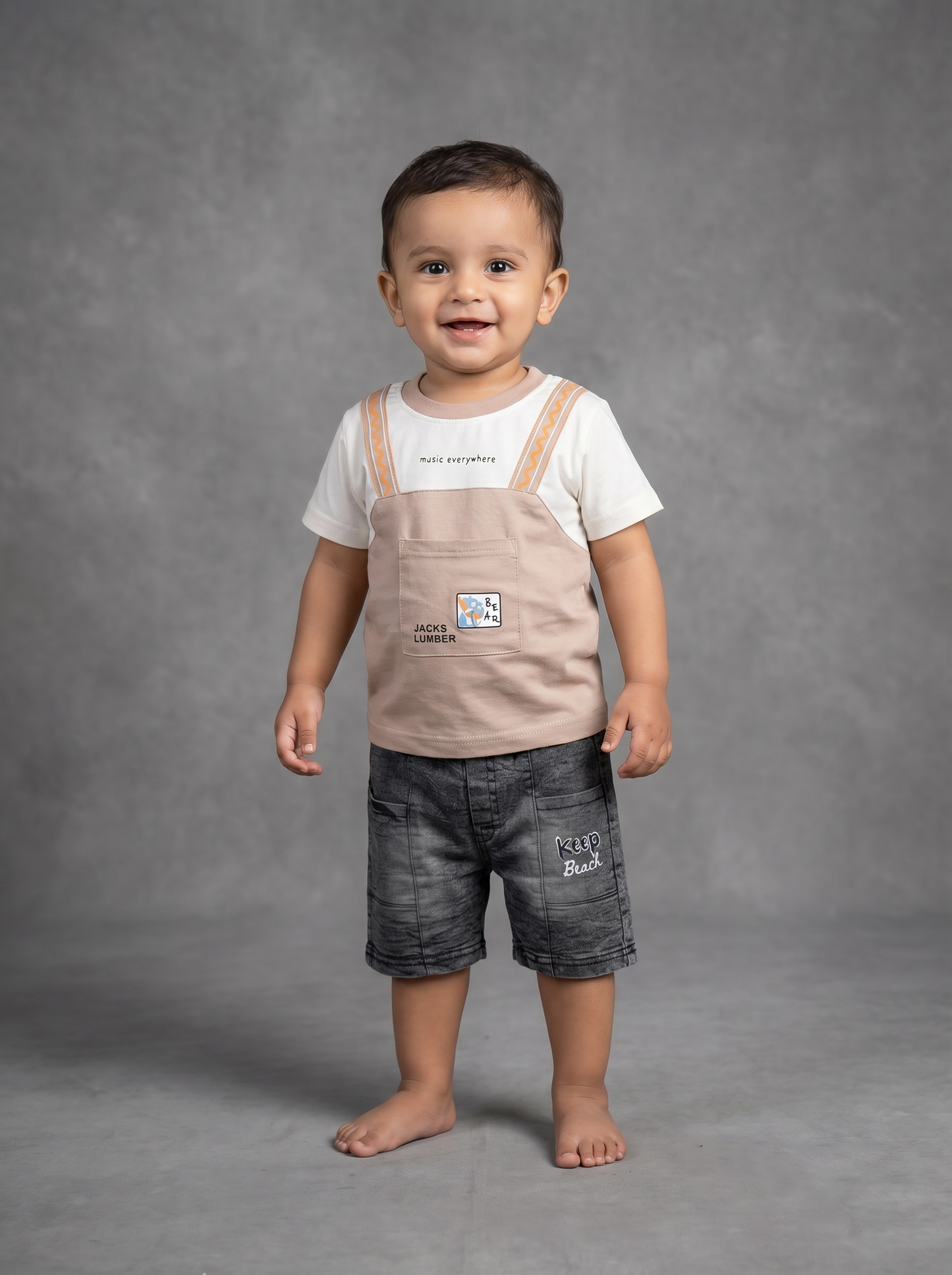 2-Piece Activewear Set: Graphic Tee & Sport Mesh Shorts